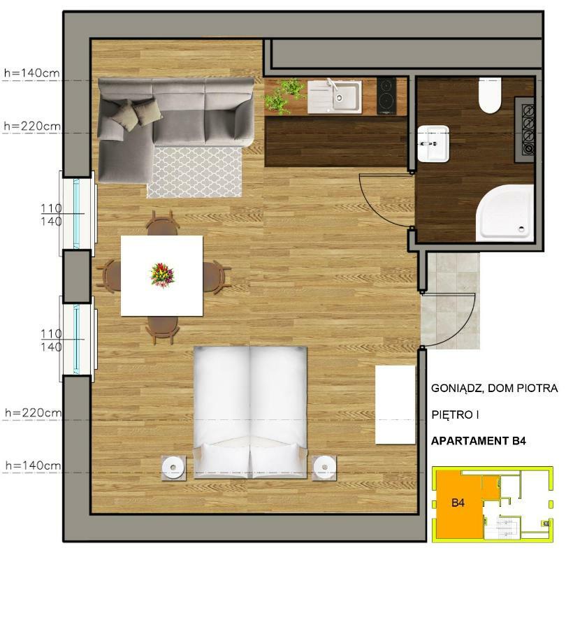 Dom Piotra Appartement Goniądz Buitenkant foto